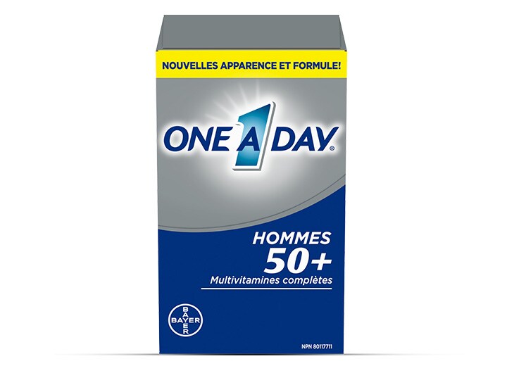 Boîte de One A Day pour hommes de 50 ans et plus