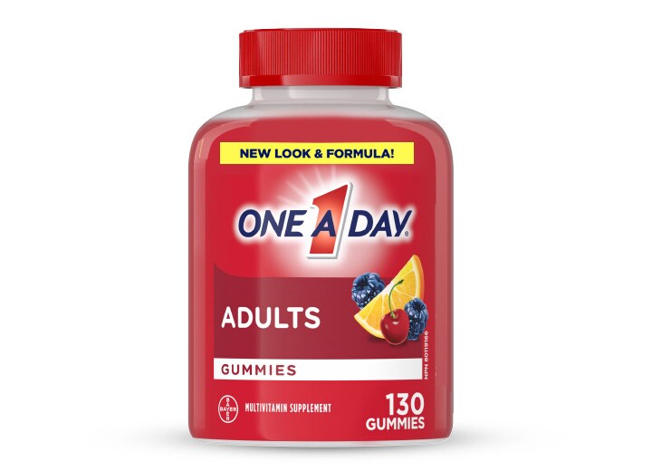 One A Day Adult Gummies Vitamin bottle 130ct bottle